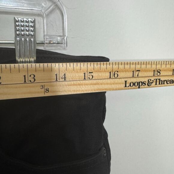 NYDJ Curves 360 Jeans Women's 8 Short Black Denim High Rise Straight Casual - Picture 4 of 13